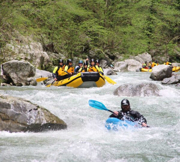 rafting sul fiume Lao