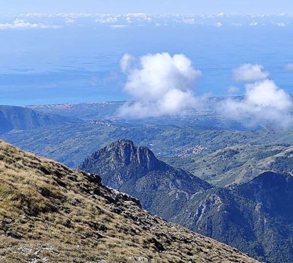 Vista panoramica del Cozzo del Pellegrino