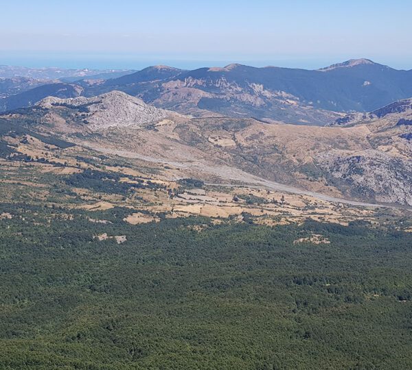 Panorama della Serra delle Ciavole nel Parco Nazionale del Pollino
