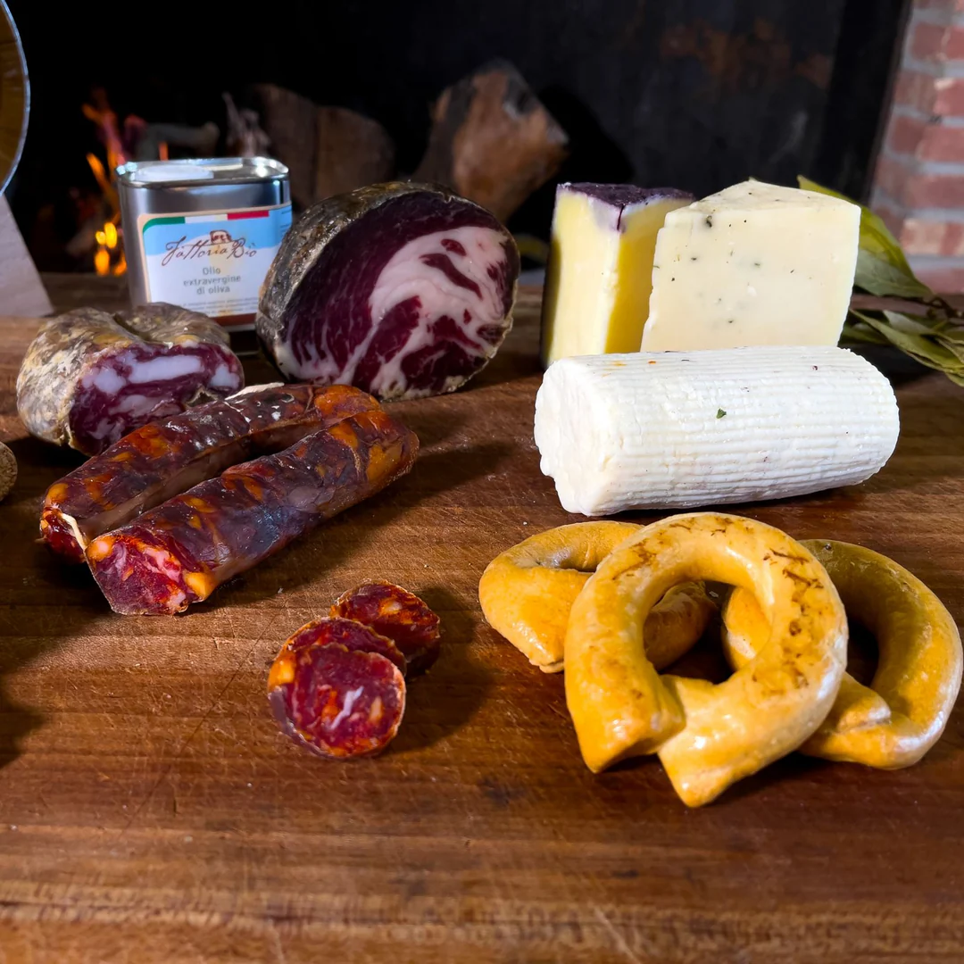 Box di salumi e formaggi calabresi