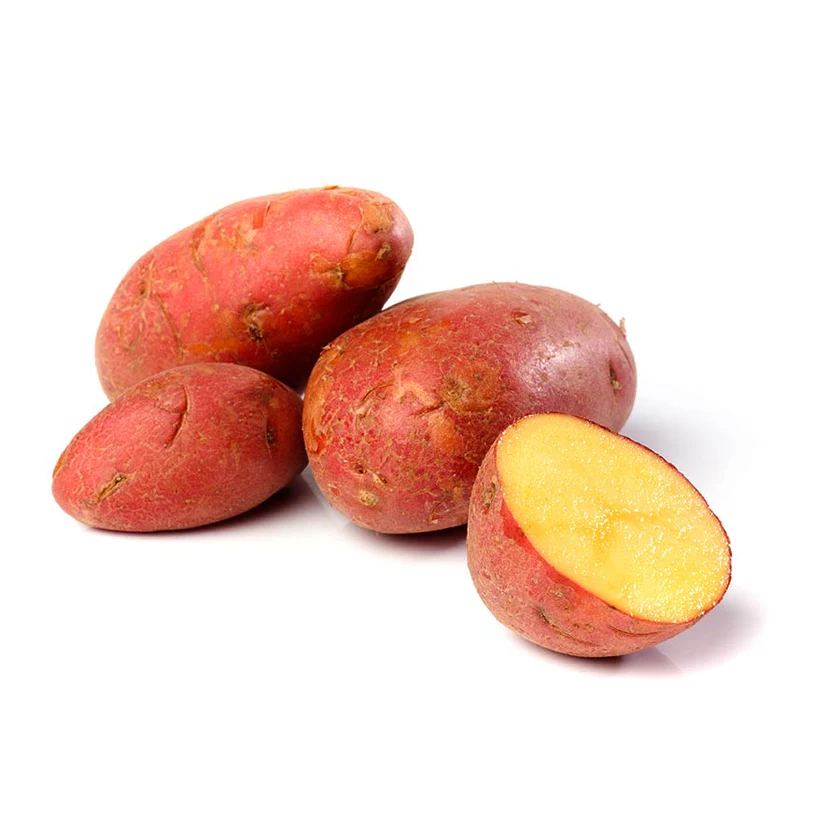 Patate rosse Laura, buccia rossa e pasta gialla