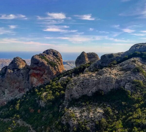 Una vista panoramica di Monte Tre Pizzi