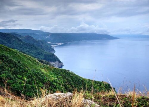 Sentiero del Tracciolino al tramonto